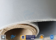 Non Flammable E-Glass Fiber 590g Double - Sides Silicone Coated Fiberglass Fabric