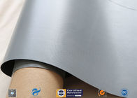 0.28mm Grey PVC Coated Fiberglass Clothing Plain Weave For Fireproof Tent