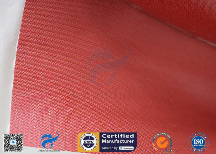 Chemical Corrosion 1m*50m Satin Weave 0.45mm Silicone Coated Fiberglass Fabric