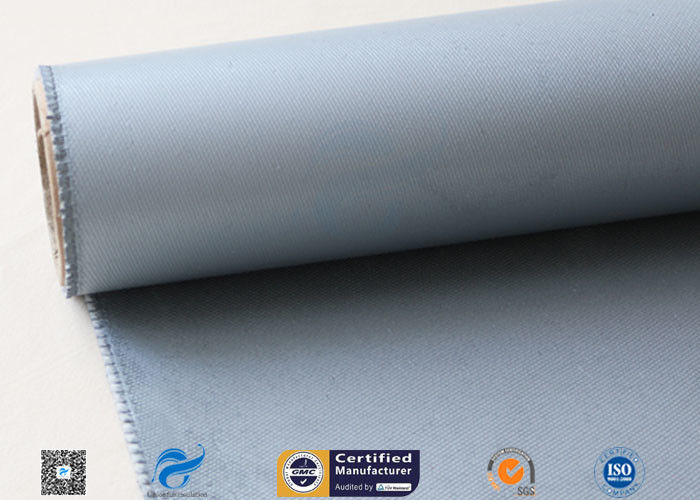 960GSM Silicone Coated Fiberglass Fabric Grey 0.65MM Heat Insulating Cloth