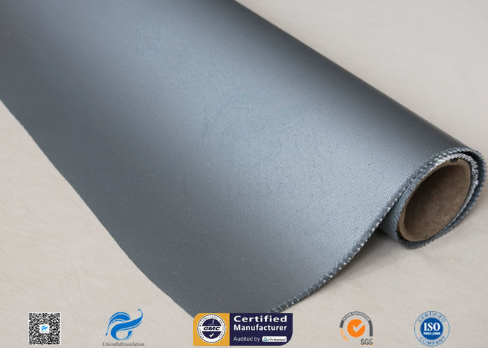 900Gsm 0.9mm Silicone Coated Fiberglass Fabric , Heat Resistant Silicone Coated Glass Cloth
