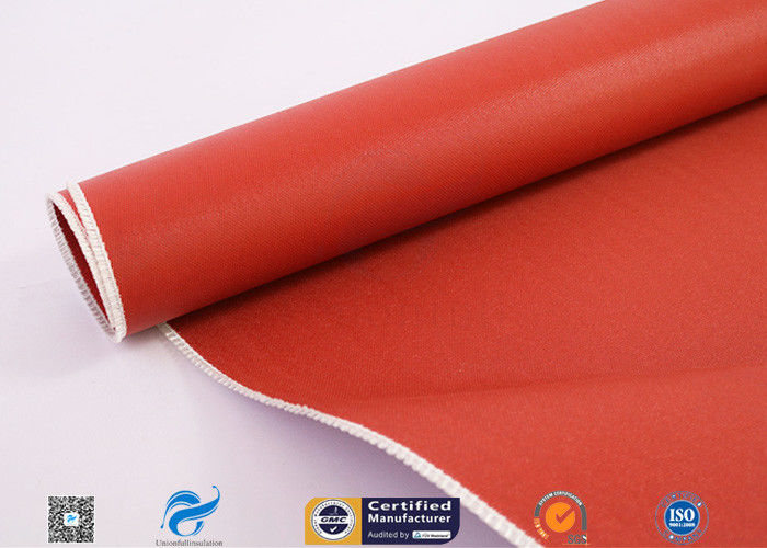 Durable Thin Fiberglass Cloth 30 Oz With Silicone Rubber Coating On Two Sides