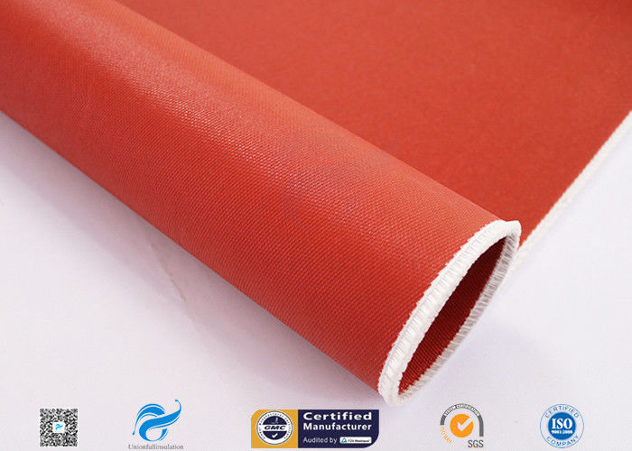Non Flammable Abrasion Resistance Silicone Coated Fabric 1010g High Strength