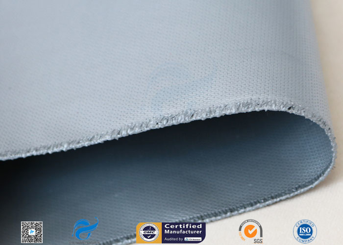 Silicone Coated Fiberglass Cloth Heat Resistant Glass Fibre Fabric 3732 590gsm